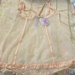Savage X Fenty pink Lace Slip